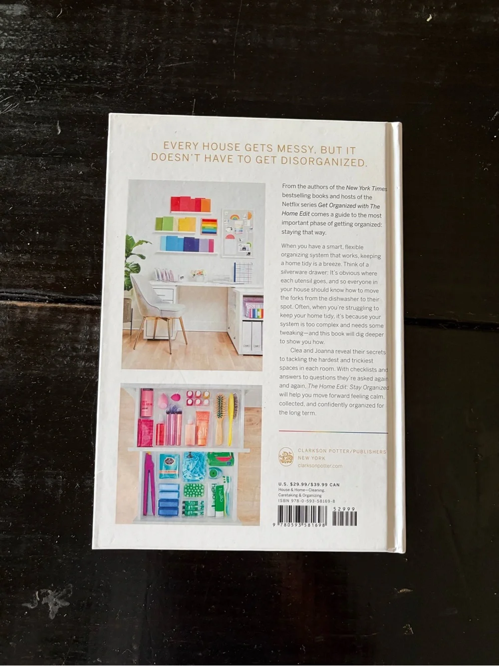 The Home Edit Stay Organized Hardcover Book NWT organization GREAT GIFT